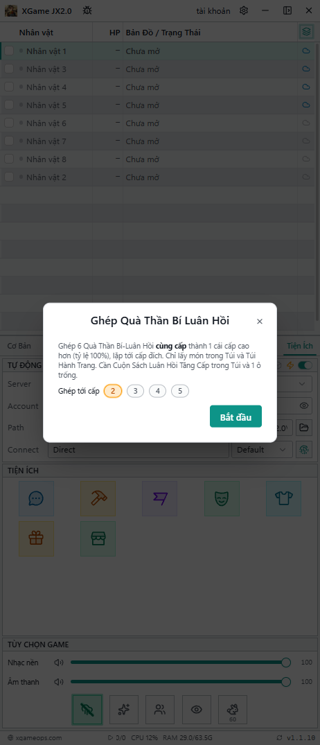 Hộp Ghép Quà Thần Bí Luân Hồi